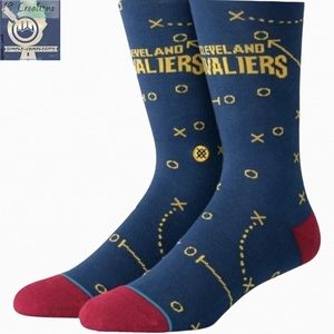 (NWT) Stance socks NBA "Cavaliers Playbook"- Large